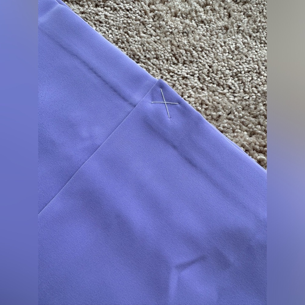 New Ann Taylor Lavender Square Neck Dress - Picture 6 of 14